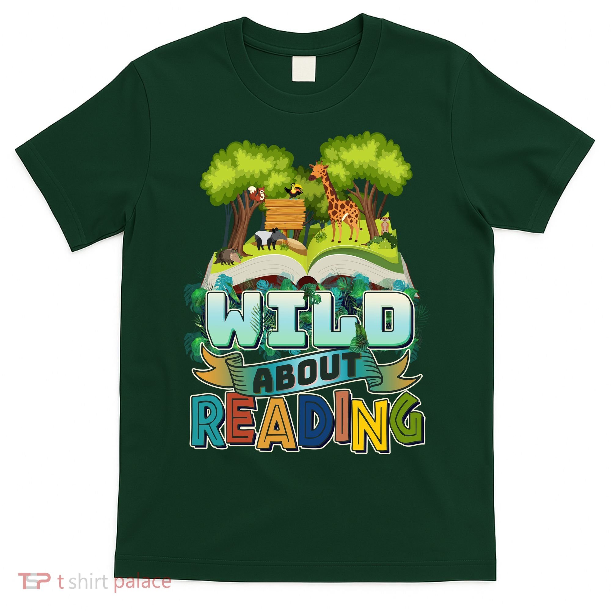 Funny Wild About Reading Book Lover Reading Fan T-Shirt