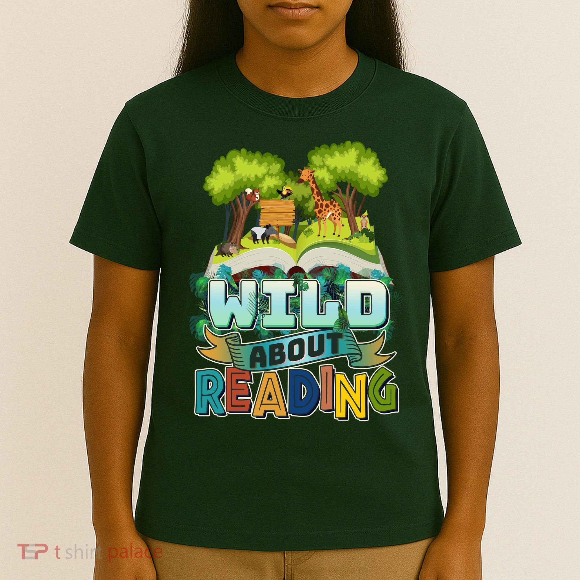 Funny Wild About Reading Book Lover Reading Fan T-Shirt