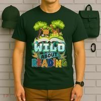 Funny Wild About Reading Book Lover Reading Fan T-Shirt thumb 6