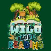 Funny Wild About Reading Book Lover Reading Fan Coaster thumb 2