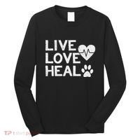 Funny Women And Veterinarian Tech Appreciation Gift Long Sleeve Shirt thumb 0