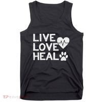 Funny Women And Veterinarian Tech Appreciation Gift Tank Top thumb 0
