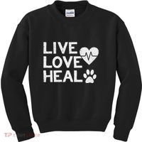 Funny Women And Veterinarian Tech Appreciation Gift Kids Sweatshirt thumb 0
