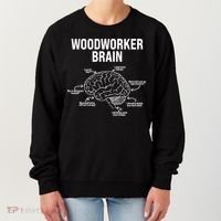 Funny Woodworker's Brain Diagram Women's Sweatshirt thumb 0