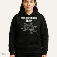 Funny Woodworker's Brain Diagram Hoodie thumb 5