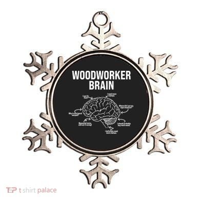 Funny Woodworker's Brain Diagram Ornament