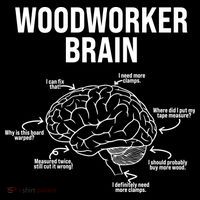 Funny Woodworker's Brain Diagram Toddler Hoodie thumb 2