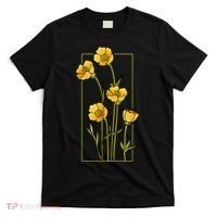 Floral Wildflower Bulbous Crowfoot Buttercup Flower T-Shirt thumb 0