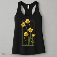Floral Wildflower Bulbous Crowfoot Buttercup Flower Women's Tank Top thumb 3