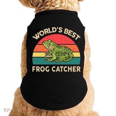 Funny Worlds Best Frog Catcher Frog Hunter Doggie Tank