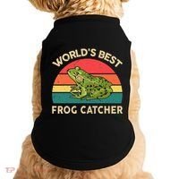 Funny Worlds Best Frog Catcher Frog Hunter Doggie Tank thumb 0