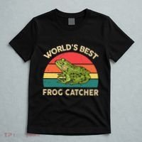 Funny Worlds Best Frog Catcher Frog Hunter T-Shirt thumb 5