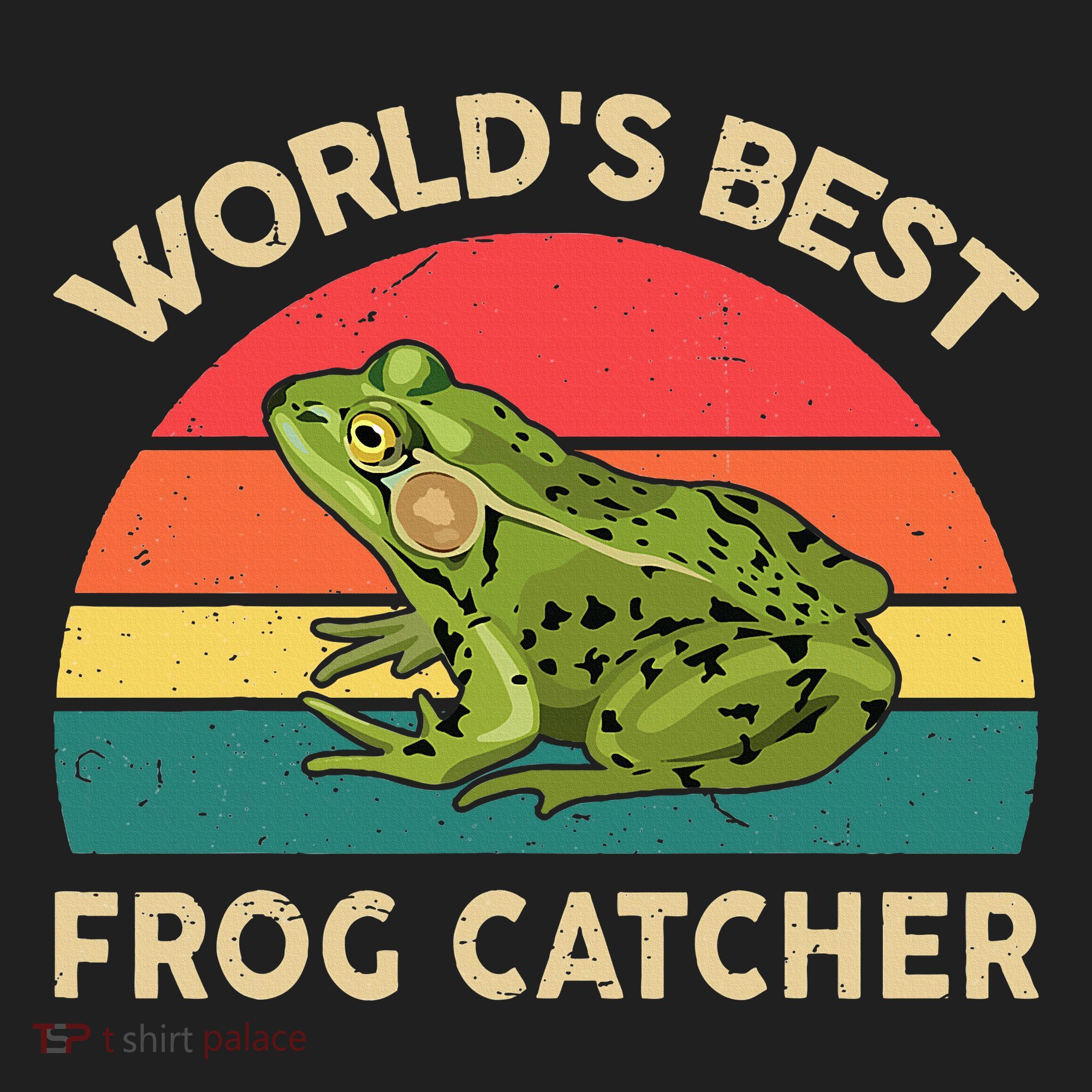 Funny Worlds Best Frog Catcher Frog Hunter Beanie