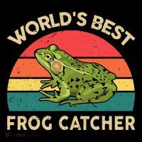 Funny Worlds Best Frog Catcher Frog Hunter Women's Hoodie thumb 2