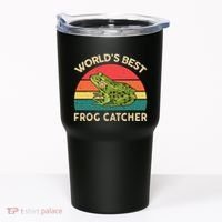 Funny Worlds Best Frog Catcher Frog Hunter Tumbler thumb 0