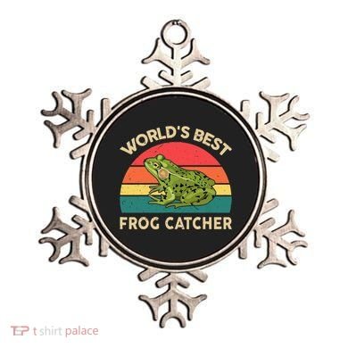Funny Worlds Best Frog Catcher Frog Hunter Ornament
