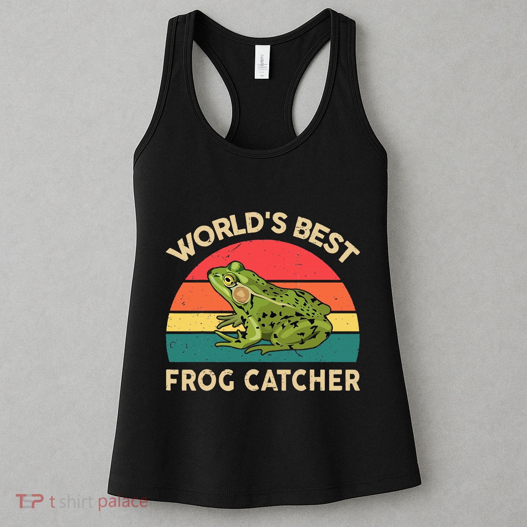 Funny Worlds Best Frog Catcher Frog Hunter Women's Tank Top