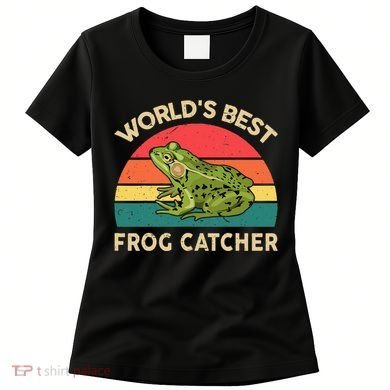 Funny Worlds Best Frog Catcher Frog Hunter Women's T-Shirt
