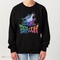 Funny Wolf Bruh For Teensmeme Graphic Women's Sweatshirt thumb 0