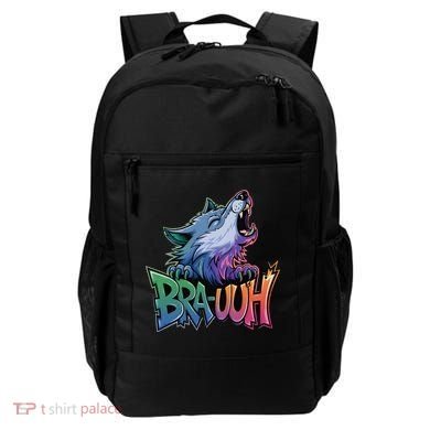 Funny Wolf Bruh For Teensmeme Graphic Backpack