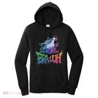 Funny Wolf Bruh For Teensmeme Graphic Women's Hoodie thumb 0