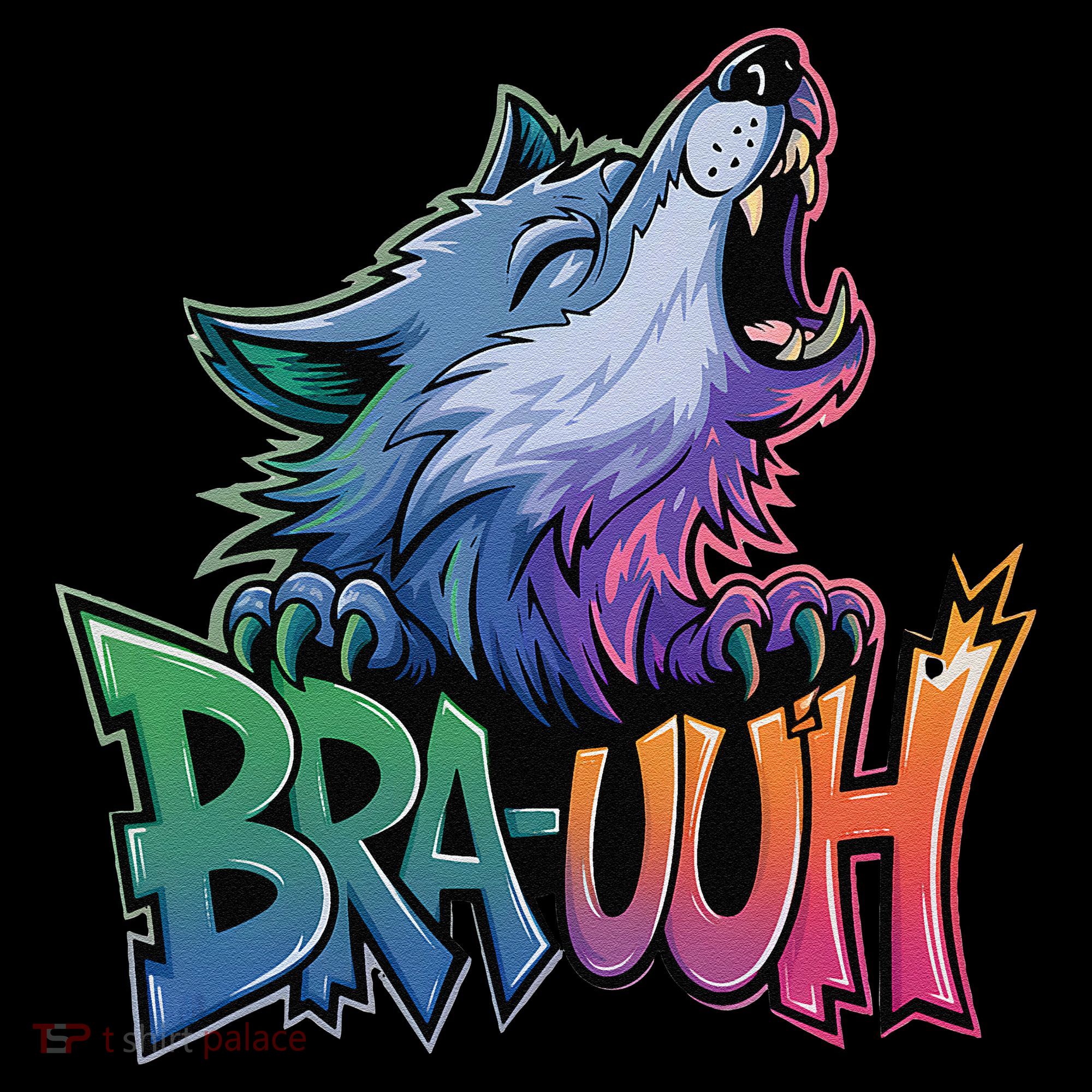 Funny Wolf Bruh For Teensmeme Graphic Tank Top