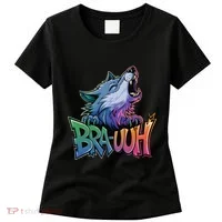 Funny Wolf Bruh For Teensmeme Graphic Women's T-Shirt thumb 0