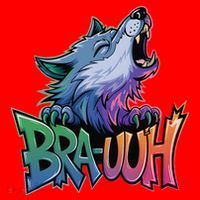 Funny Wolf Bruh For Teensmeme Graphic Santa Hat thumb 1