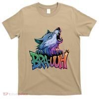 Funny Wolf Bruh For Teensmeme Graphic T-Shirt thumb 0