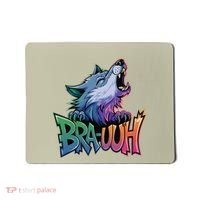 Funny Wolf Bruh For Teensmeme Graphic Mousepad thumb 0