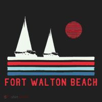 Fort Walton Beach Fl Sailboat Beanie thumb 2