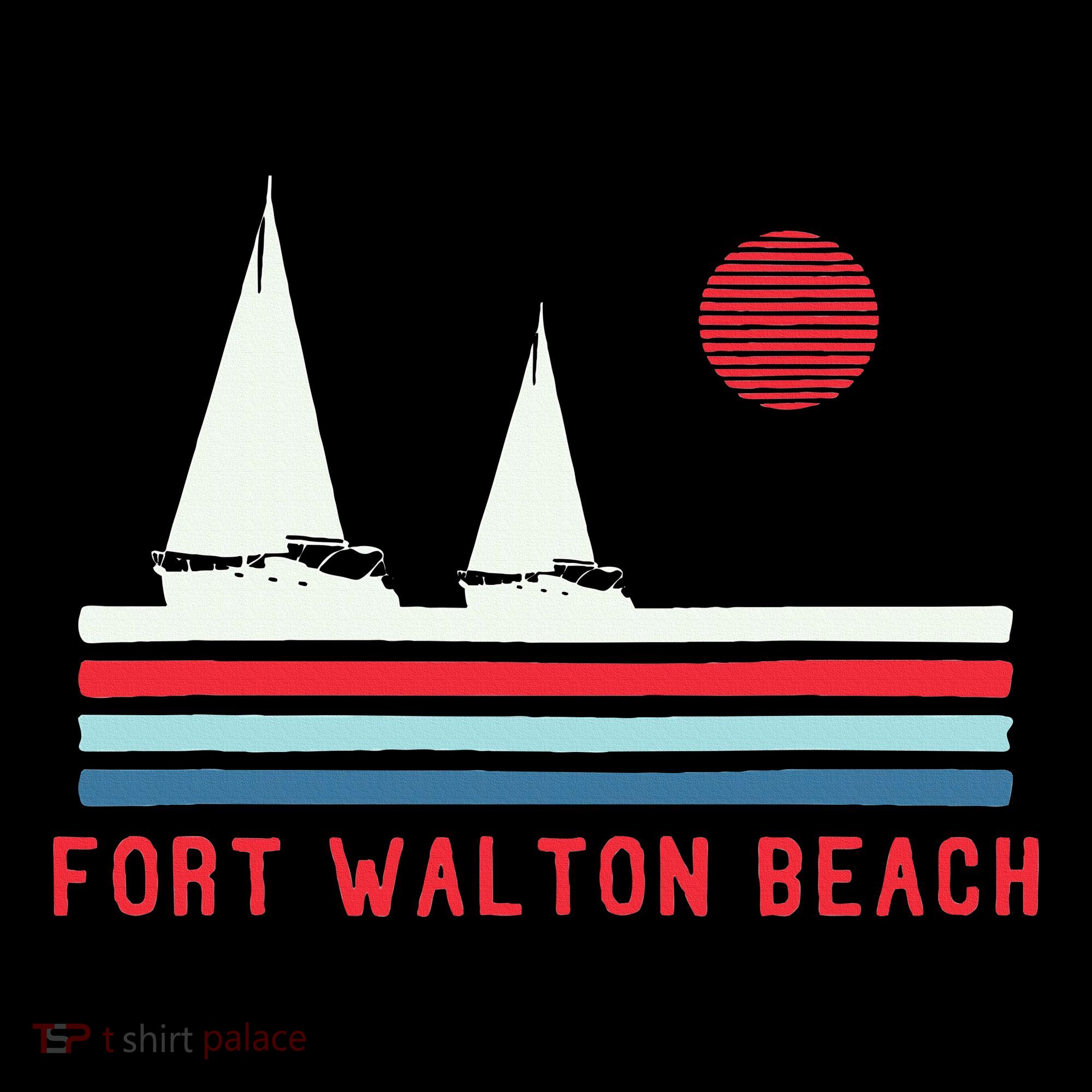 Fort Walton Beach Fl Sailboat Women's Hoodie