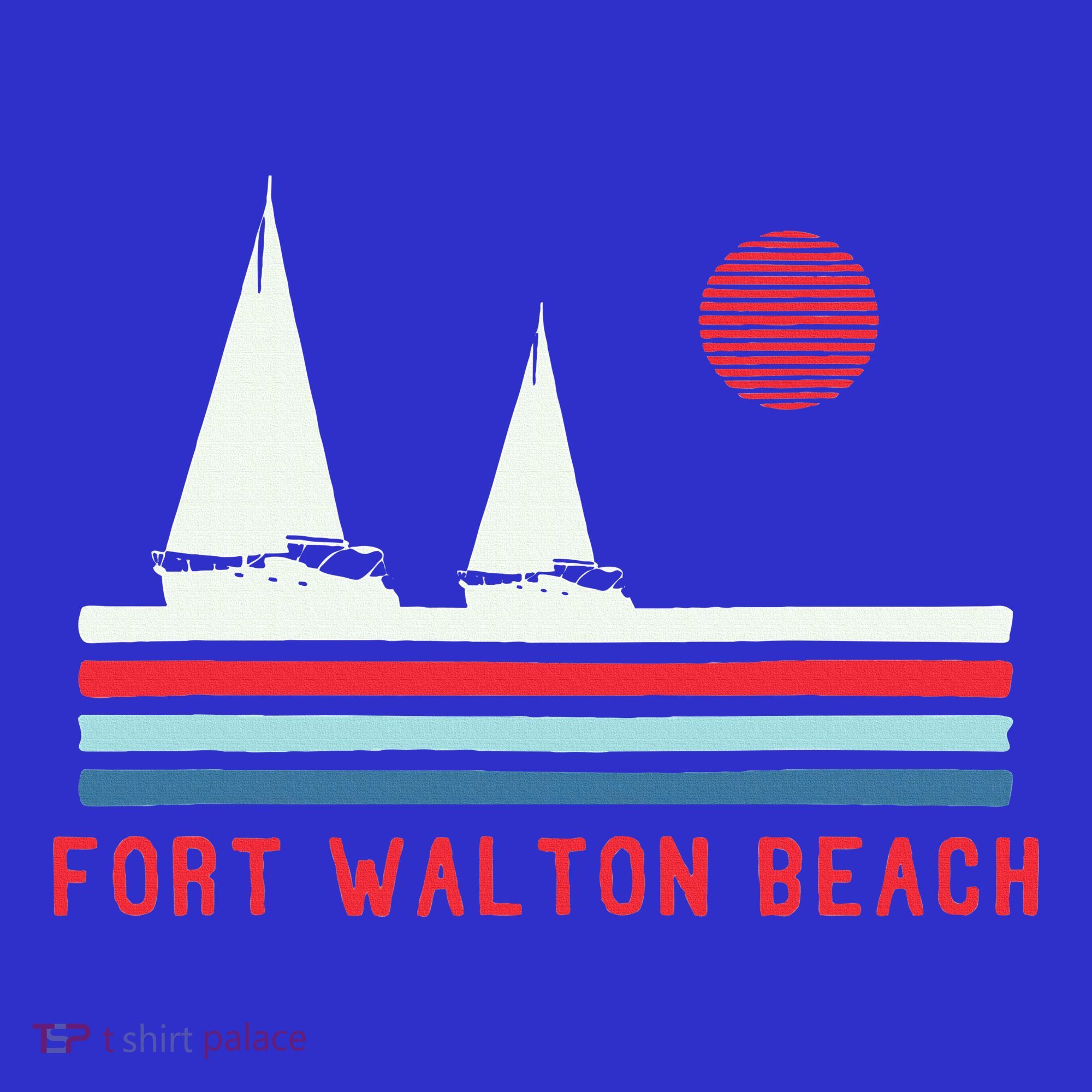 Fort Walton Beach Fl Sailboat Sweatshirt