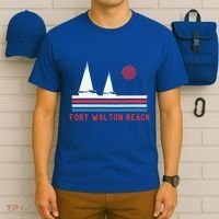 Fort Walton Beach Fl Sailboat T-Shirt thumb 6