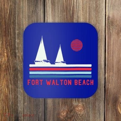 Fort Walton Beach Fl Sailboat Coaster