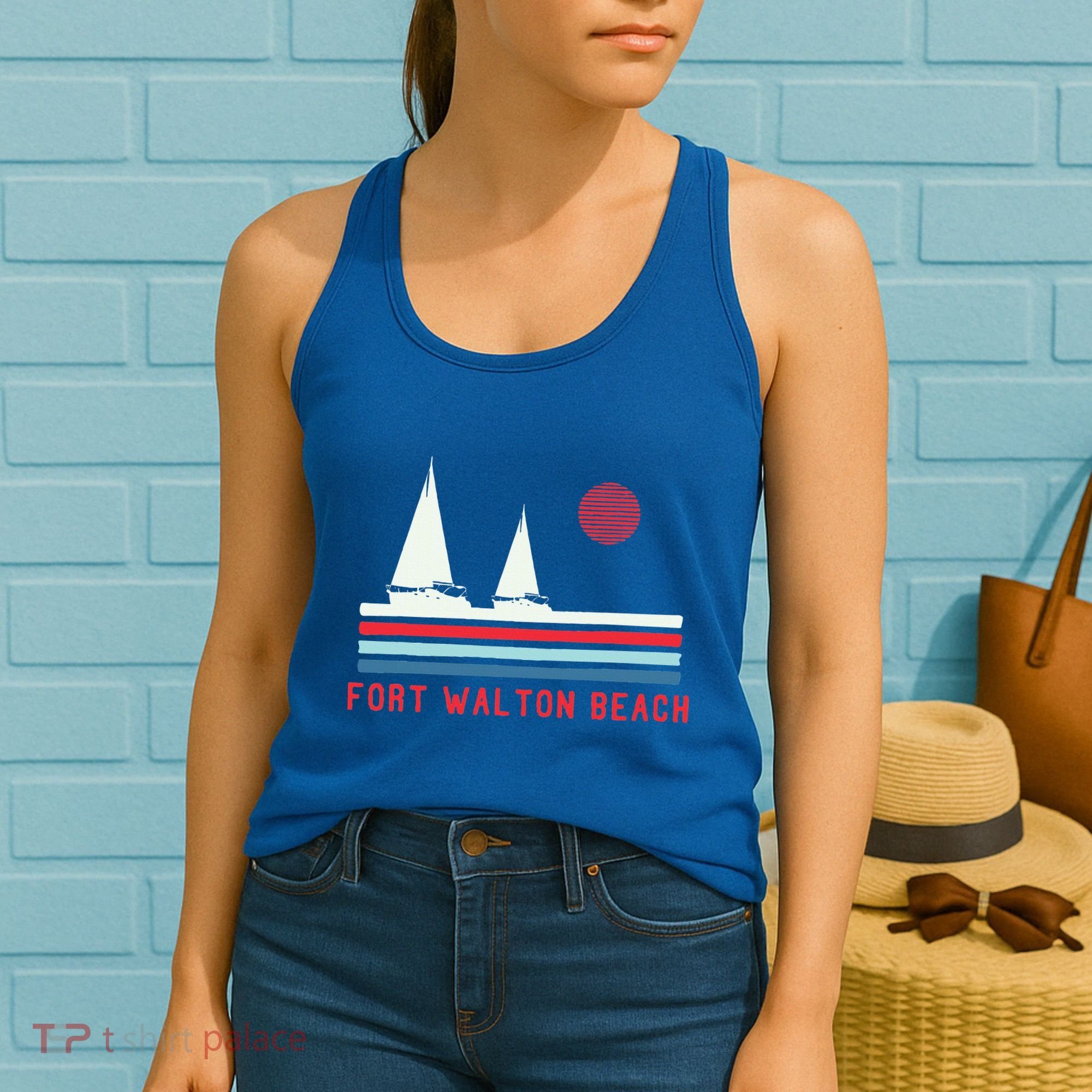 Fort Walton Beach Fl Sailboat Women's Tank Top