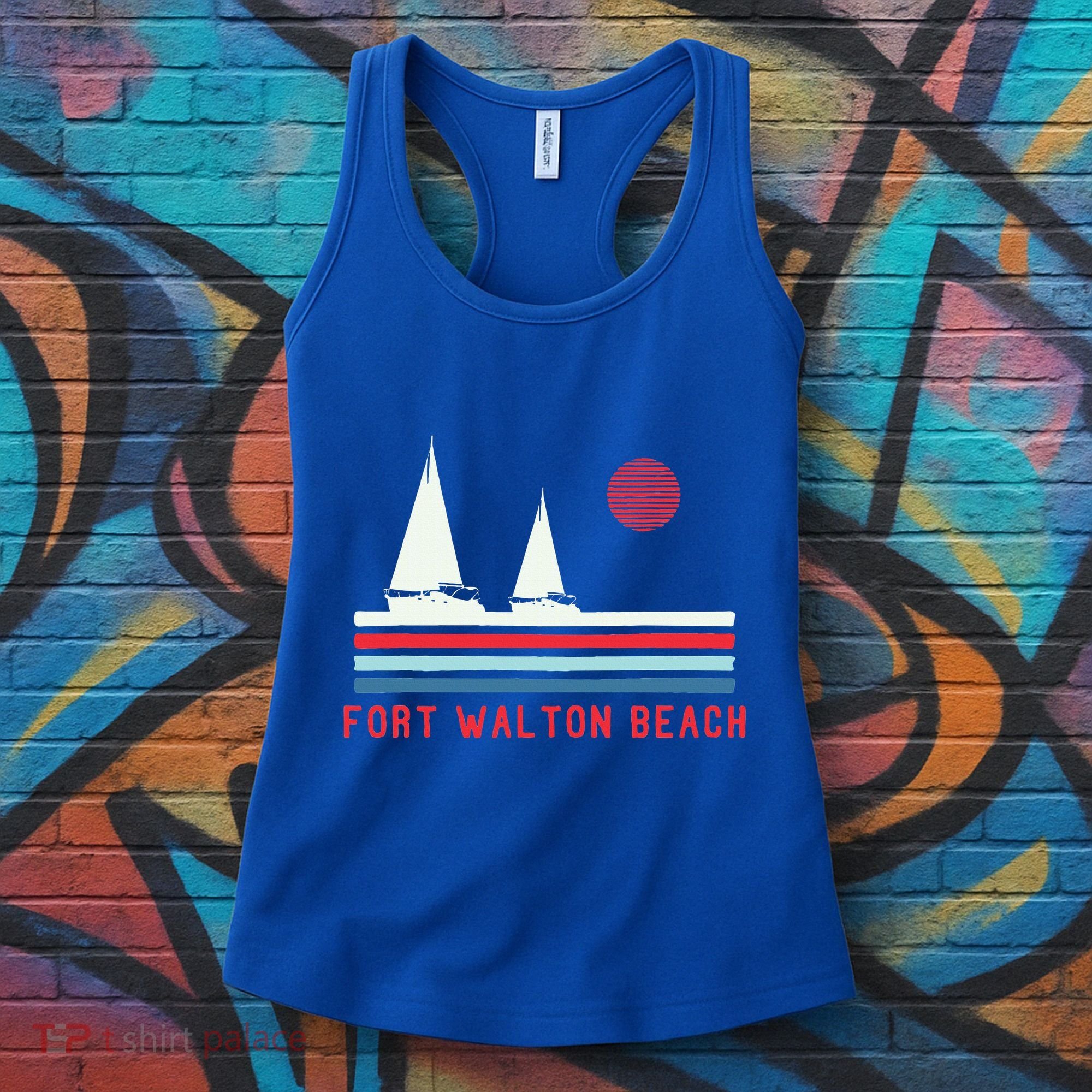 Fort Walton Beach Fl Sailboat Women's Tank Top