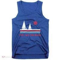 Fort Walton Beach Fl Sailboat Tank Top thumb 0