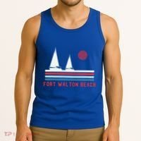 Fort Walton Beach Fl Sailboat Tank Top thumb 3