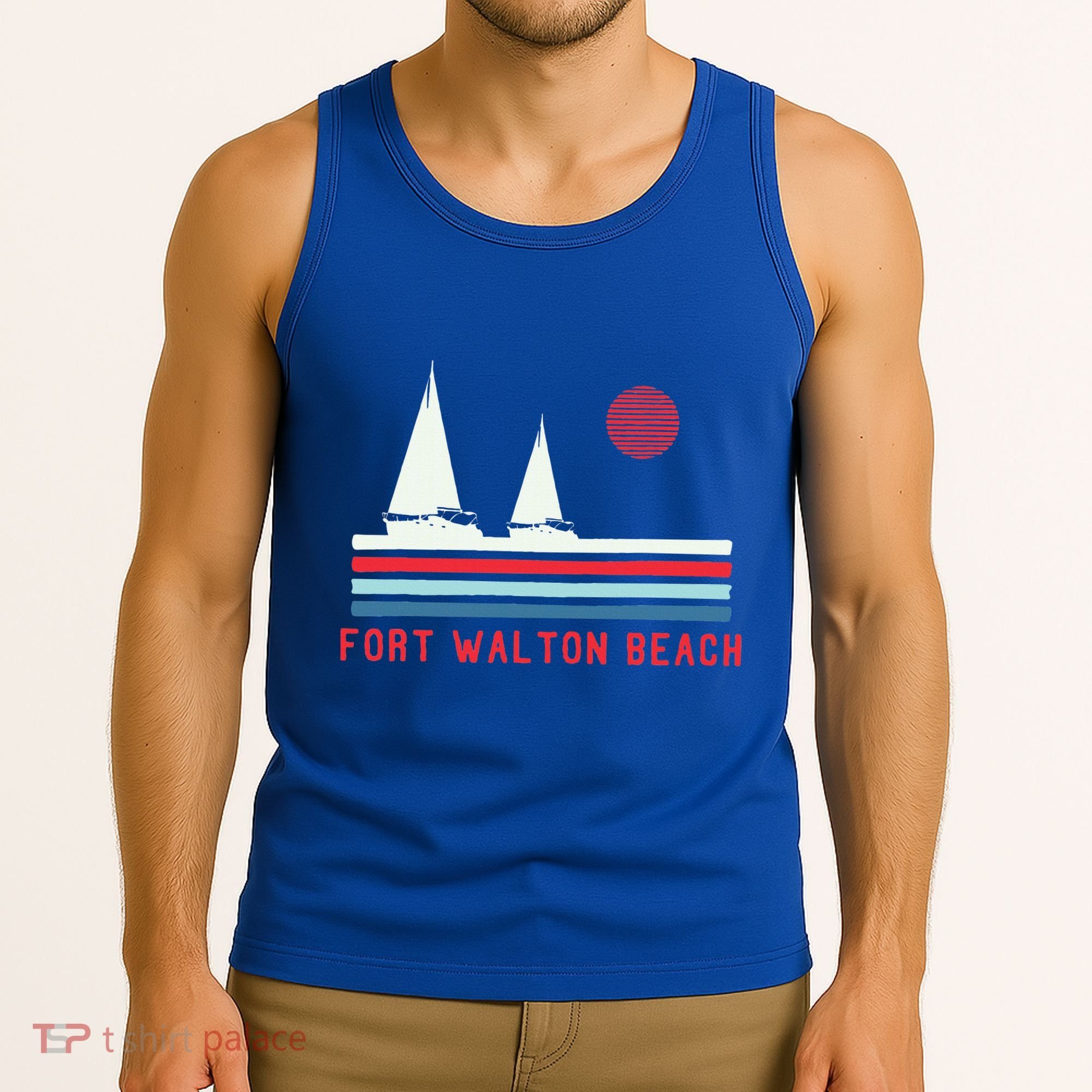 Fort Walton Beach Fl Sailboat Tank Top