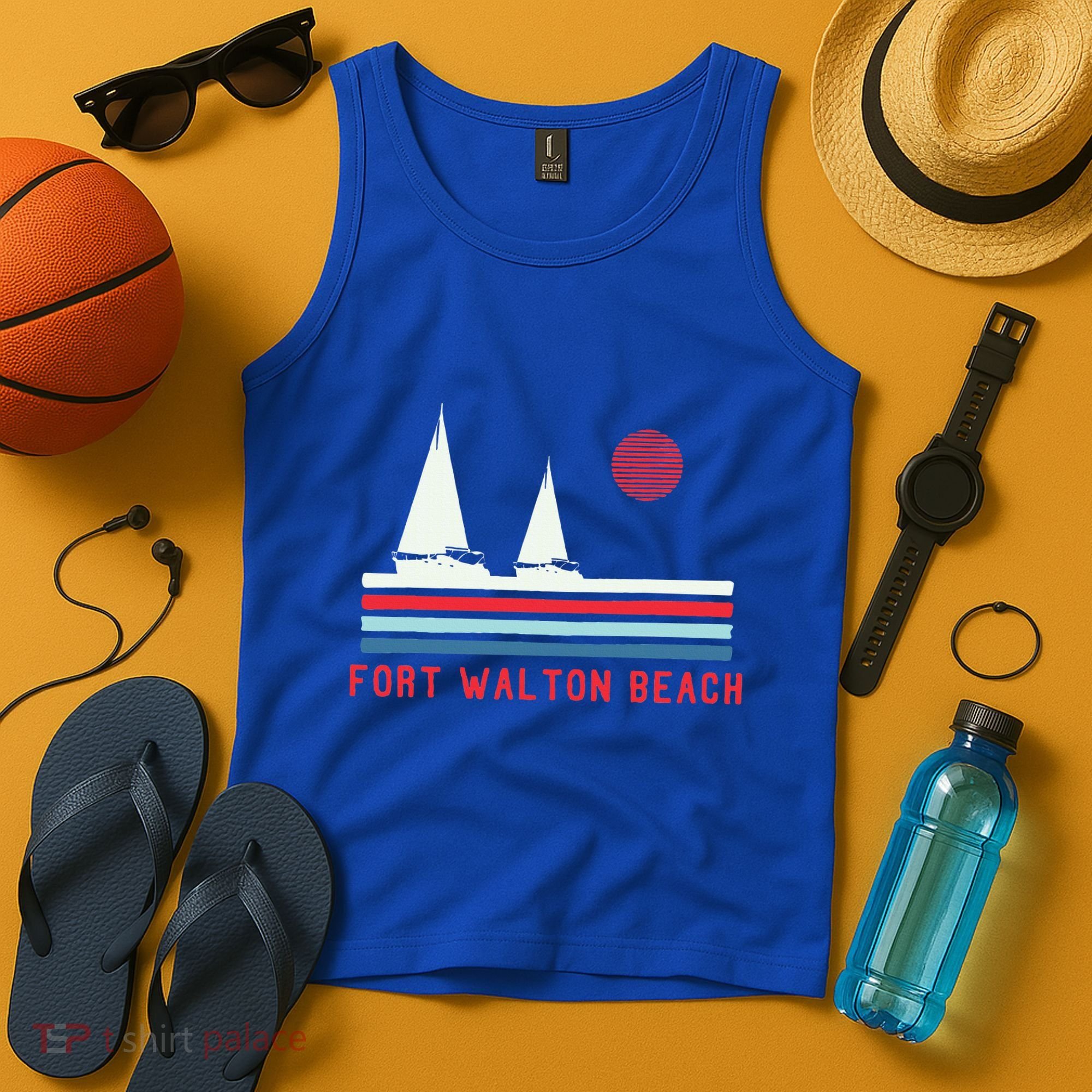 Fort Walton Beach Fl Sailboat Tank Top
