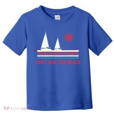 Fort Walton Beach Fl Sailboat Toddler T-Shirt