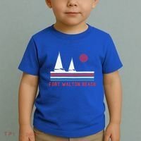 Fort Walton Beach Fl Sailboat Toddler T-Shirt thumb 2