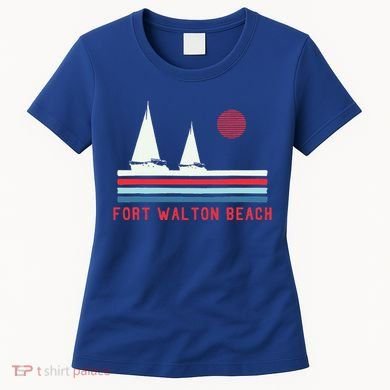 Fort Walton Beach Fl Sailboat Women's T-Shirt