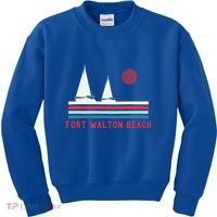 Fort Walton Beach Fl Sailboat Kids Sweatshirt thumb 0