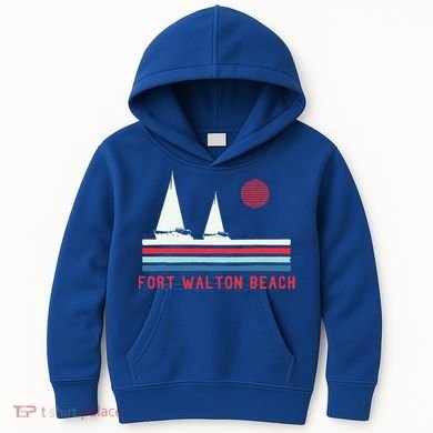 Fort Walton Beach Fl Sailboat Kids Hoodie