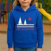 Fort Walton Beach Fl Sailboat Kids Hoodie thumb 3