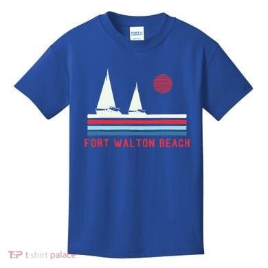 Fort Walton Beach Fl Sailboat Kids T-Shirt