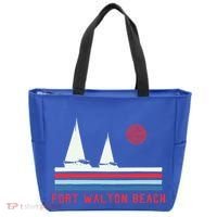 Fort Walton Beach Fl Sailboat Tote Bag thumb 0