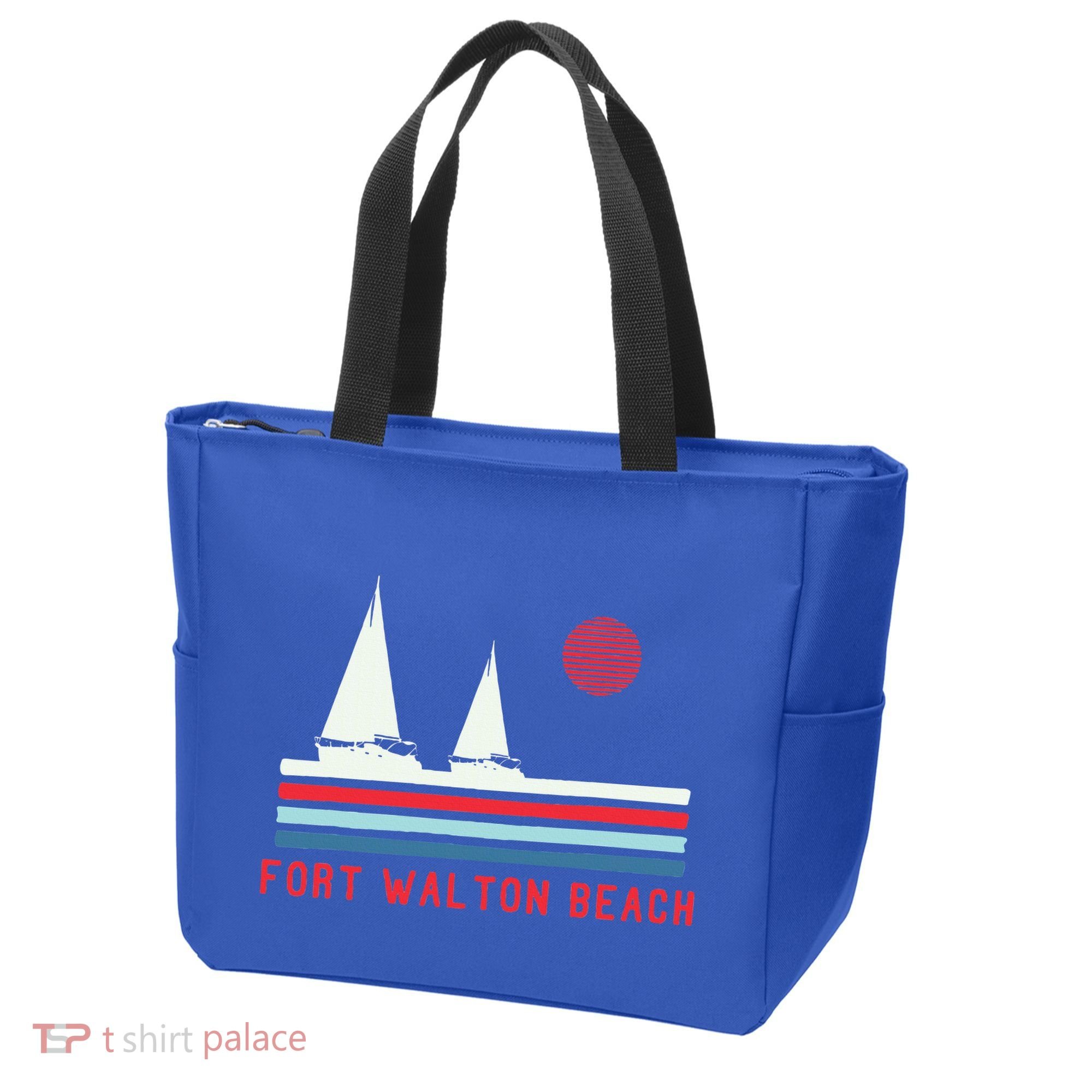 Fort Walton Beach Fl Sailboat Tote Bag